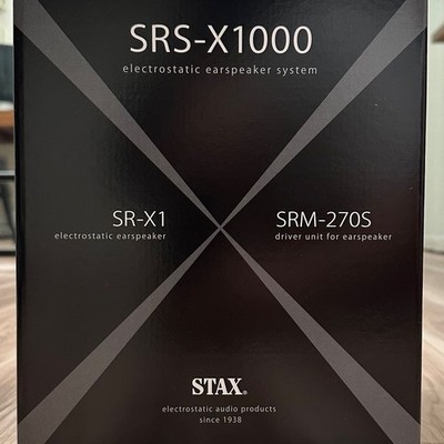 STAX SRS-X1000 Electrostatic Headphones System SR-X1 SRM-270S Japan【Near Mint】