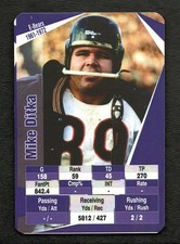 Mike Ditka Chicago Bears 2023 Football Legends Game Card
