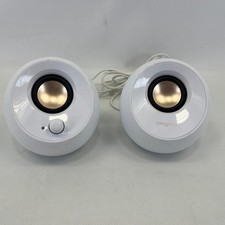 Creative Pebble Minimalistic 2.0 USB Powered Desktop Speakers 3.5 in White