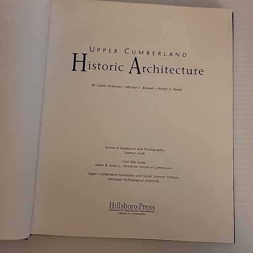Upper Cumberland Historic Architecture Hillsboro Press 2002 Tennessee SIGNED x 3 - Picture 10 of 22