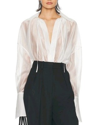 NEW HELSA The Poet Blouse White Size S $250