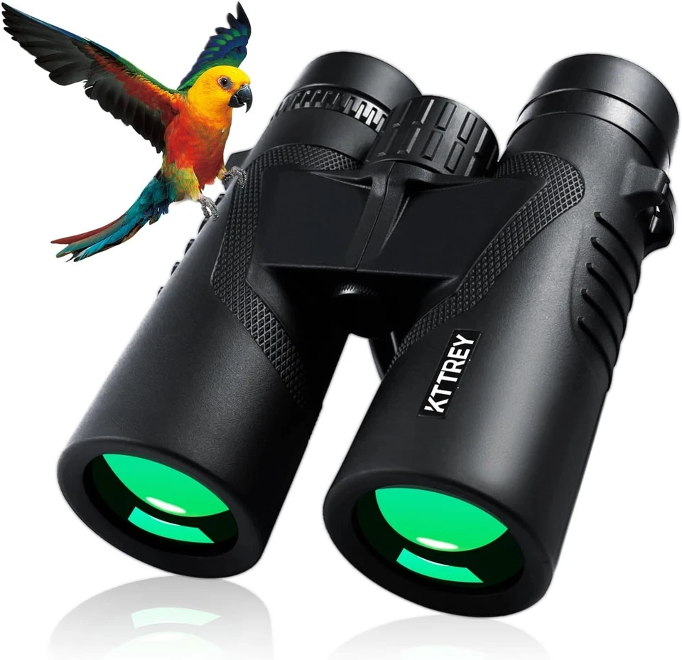 High Powered Binoculars 10x42 Waterproof Bird Watching Hunting Travel - Image 3 of 4