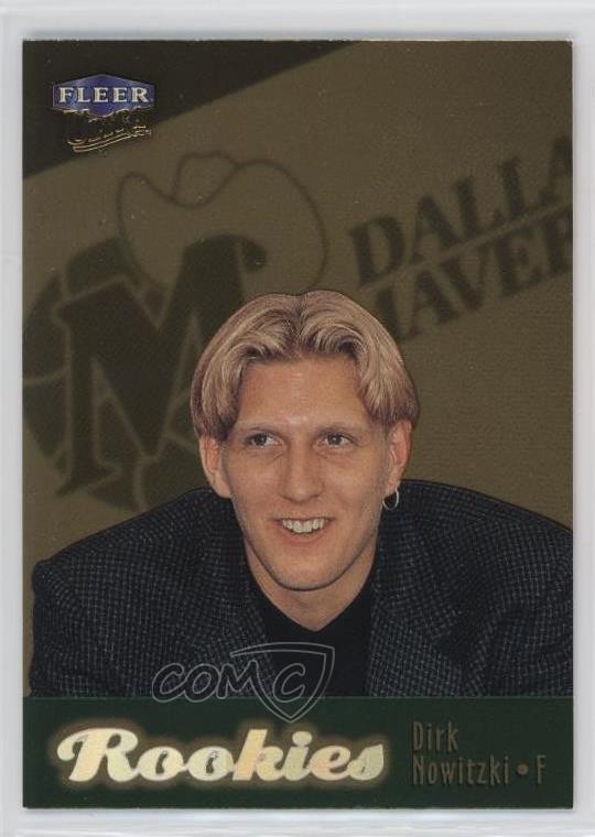 1998-99 Fleer Ultra Rookies Gold Medallion Dirk Nowitzki #118G HOF 4n2