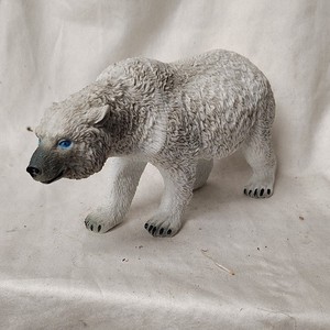 Polar Bear Figurine Collectible Detailed White Sculpture