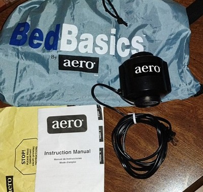 Aerobed Air Mattress Automatic Electric Pump Inflator + Accessories 