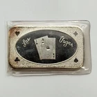 Vintage Mother Lode Mint Las Vegas Blackjack 1oz .999 Silver Art Bar Bullion