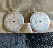 Lot 2 Cadrans Montre Chronographe STIMA Vinta...