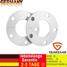 2x5mm Spurverbreiterung Spurplatten für Mercedes Audi Distanzscheiben 5x112 10mm
