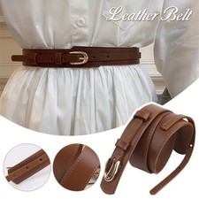 Imitation Leather Vintage Medieval Belt Skirt Jacket Buckle Belt Accessories.