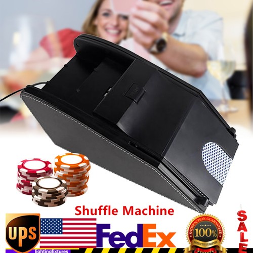 Automatic Electronic Card Shuffler Dealing Dispenser Casino Shuffle ...