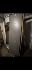 Single Grey Sliding Door for  wardrobe 