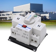 ⁺2P Automatic Transfer Switch Miniature Circuit Breaker Dual Power Changeover