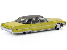 1/64 1971 Cadillac Sedan Deville Lowrider Gold Metallic with Black Top