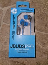 Jlab Jbuds Pro Blue And Black Wired In Ear Headphones Brand New