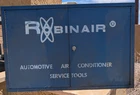 Robinair vintage AC supply and tool cabinet with some tools tool storage antique