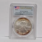 2016 $1 American Silver Eagle PCGS MS70 First Strike 30th Anniversary Toning