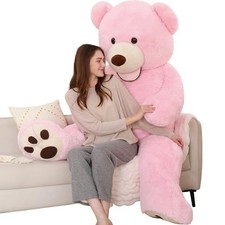 Inch Pink Giant Teddy Bear Plush Stuffed Animal Soft Fabric Gift