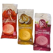 Lot Of 3-K29 Coconut, Cherry & Strawberry Stone Air freshener, Long-lasting