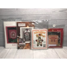 Christmas Snowman Cross Stitch Kit Bundle of 4 Shepherd Bush Design Hands On