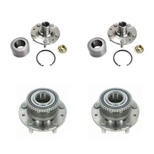 Timken Front & Rear Wheel Bearing & Hub Kit for Fusion Milan FWD 4-Wheel ABS