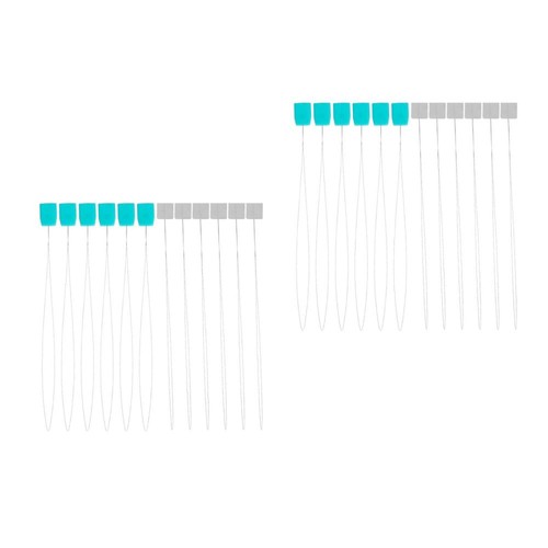 20 piezas enhebradores de hilo dental para bordar herramientas de enhebrado de agujas para coser - Imagen 17 de 20
