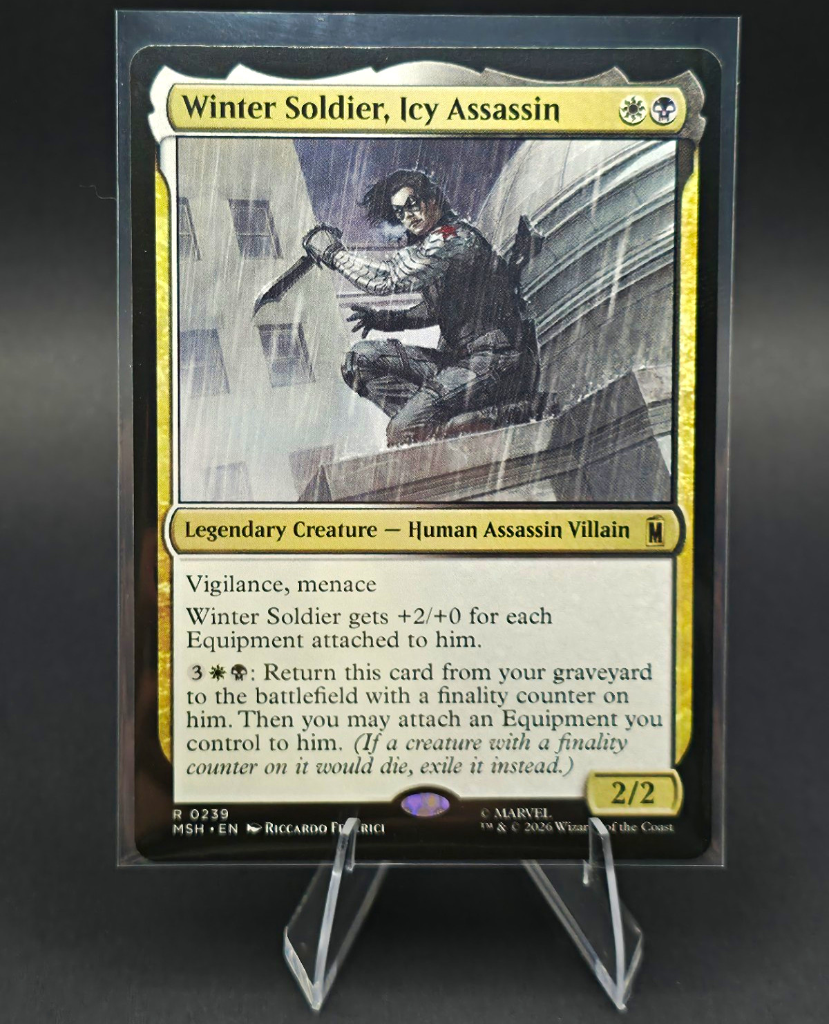 Winter Soldier, Icy Assassin Rare Regular Eng 239