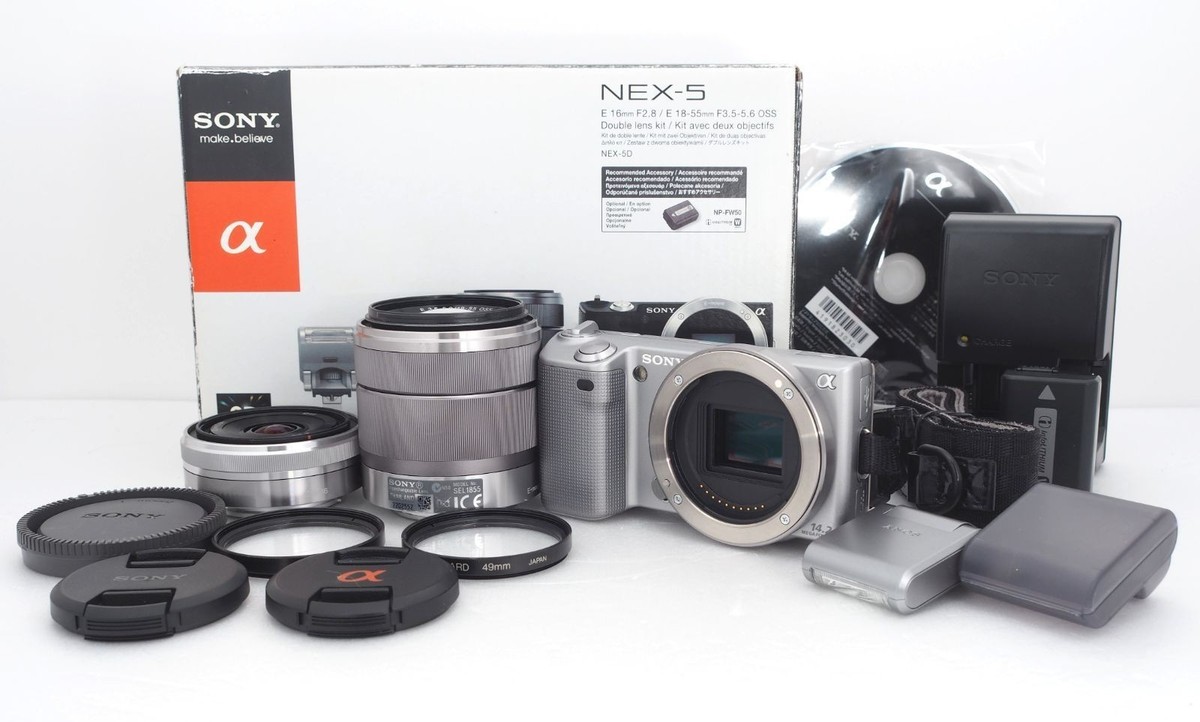 MINT] SONY α NEX-5 Kit E 18mm-55mm F3.5-5.6 OSS / E 16mm F2.8