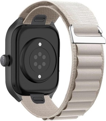 Surundo Alpine Loop Nylonarmband für Apple Watch Ultra 2 49mm Starlight Titanium