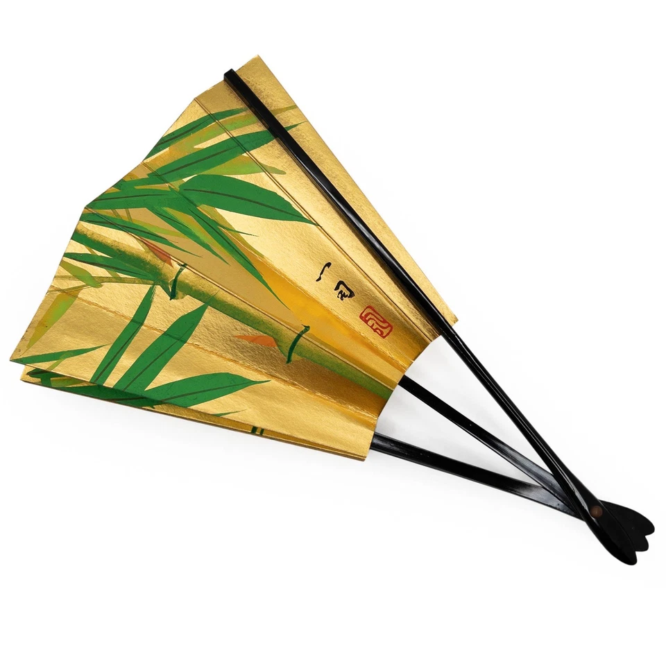 VTG Japanese Maiogi Folding Dance Fan Unused in Original Storage Box - Image 4 of 4