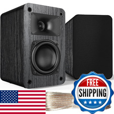 Saiyin Passive Bookshelf Speakers,4 , Needs Amplifier to Operate for Desktop Ste