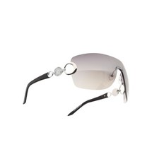 Sunglasses Pierre Cardin '00s black silver mask ORIGINAL NEW