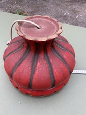 Deckenlampe Hängelampe Retro 70er DDR antik Klassiker Lampe Beleuchtung Rot