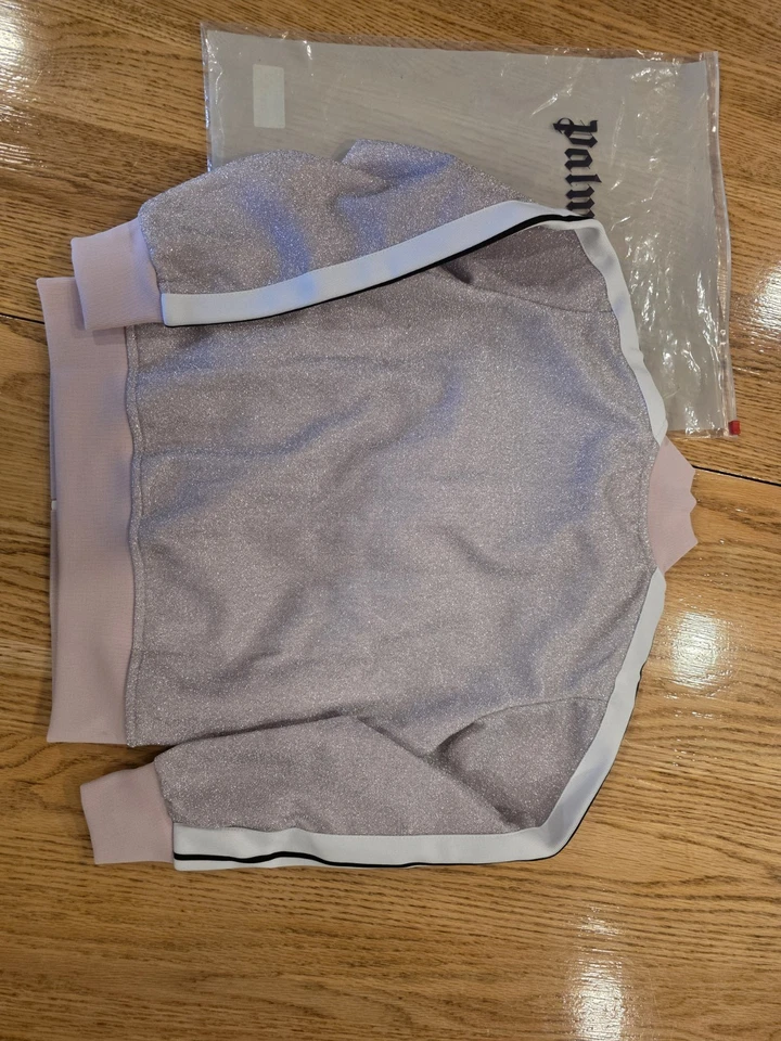 Palm Angels Lure 轨道夹克浅粉色全新带盒。 零售价 250 美元 — 第 2/4 张图片