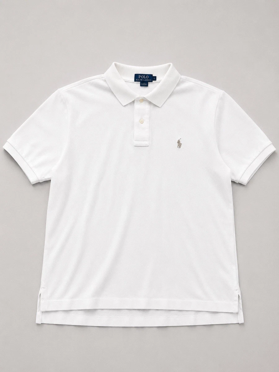 Polo Ralph Lauren White Polos for Men for sale | eBay