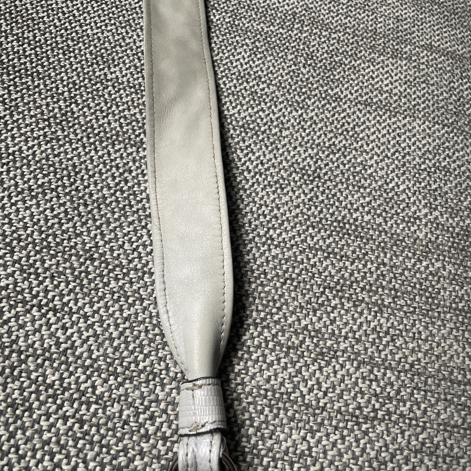 COACH Replacement Gray Embossed Leather Silver To… - image 7