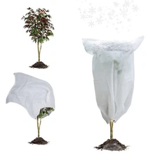 White Winter Plant Covers 2-Pack, Freeze Protection, Tree Plant Protectors