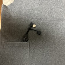 Men  s Small USB Heated Sleeveless Gray Pullover Vest, Battery Not Included, New