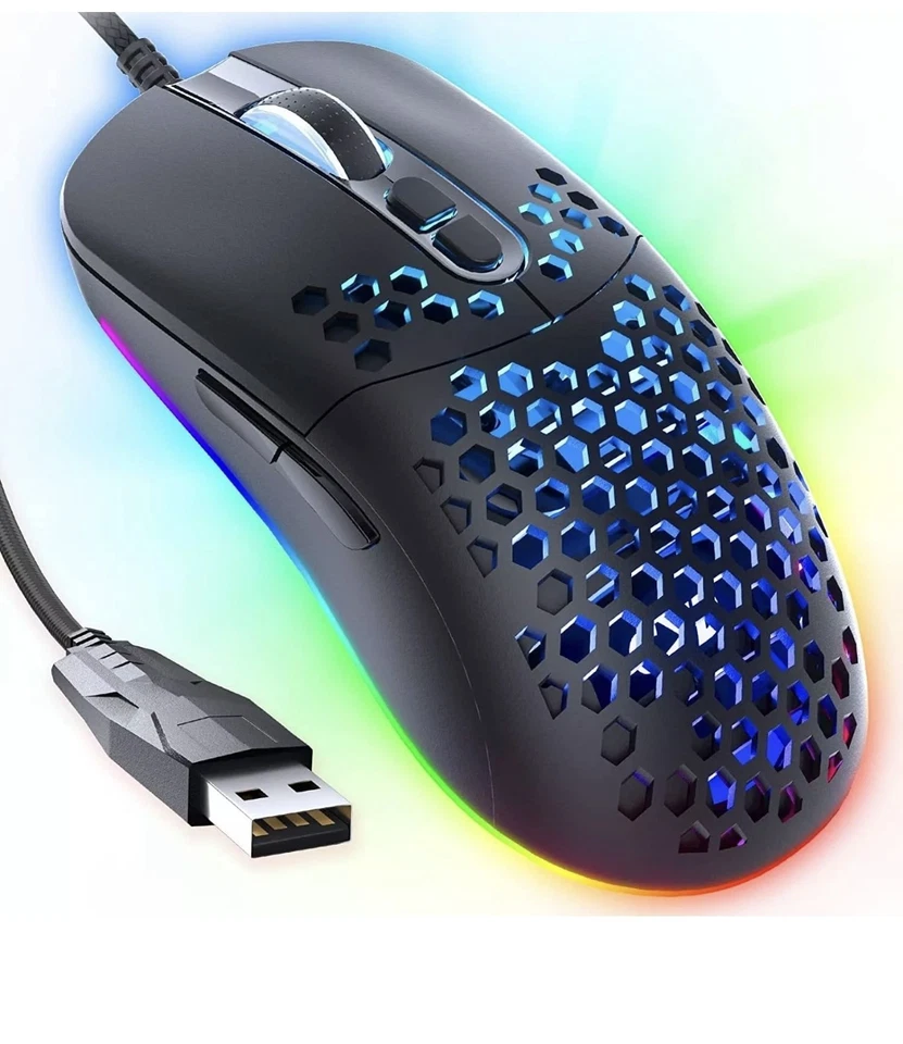 CYD C306 Wired Gaming Mouse with 7200 DPI Sensor, Gaming Mouse with 2.5 m Cable - Image 2 of 4
