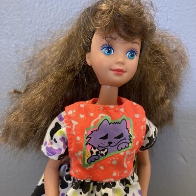Skipper Courtney Barbie Pet Pals Skippers Best Friend 1991 90s Teen Doll Cat Toy