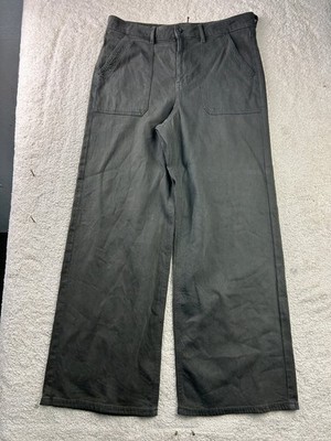 American Eagle Women's Jeans Gray Size 12 Stretch Super High-Rise