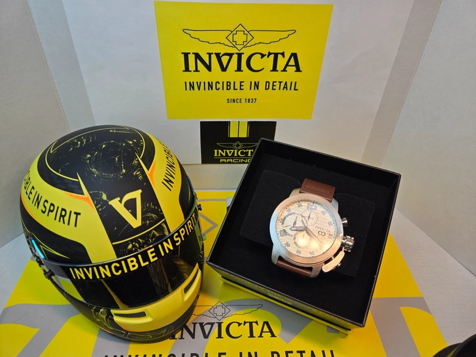 Reloj Invicta Hombre Colección Corduba Cuero Marrón - 46mm - Caja Acero ¡NUEVO! Foto 3 de 4