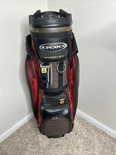 OGIO Stinger SKV Golf Club Bag Cart Carry Strap 10 Way Red Black 36