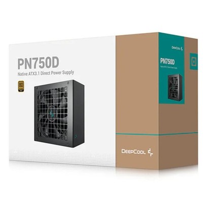 DeepCool PN750D 750W 80+ Gold Certified Non-Modular ATX Power Supply (Direct