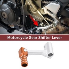 Folding Motorcycle Gear Shifter Lever For Bosuer Cheetah Siver Tone Orange Folding Motorcycle Gear Shifter Lever For Bosuer Cheetah Siver Tone Orange