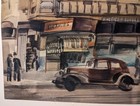 1939 George Samerjan original watercolor, depression era US SFA/WPA mural artist — photo 5