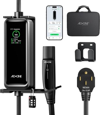 NEW Level 2 Tesla EV NACS Charger EVSE - 40A with 25FT Cord, 14-50 NEMA 220Volts