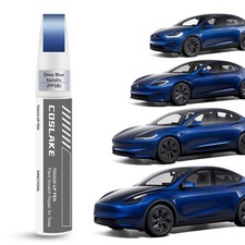 COSLAKE Car Touch Up Paint Deep Blue Metallic PPSB  for Tesla Model Y/3/S/X,...