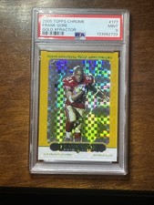 2005 Topps Chrome - Frank Gore #177 Gold X-Fractor /399 (RC)