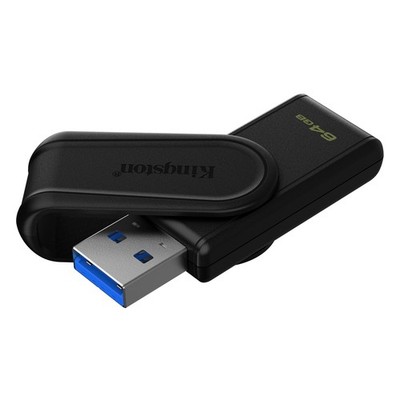 Kingston DataTraveler Exodia S Typ-A 64GB USB-Stick Swivel, USB 3.2 Gen 1x1 (5 G