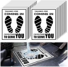 500 Pcs Waterproof Paper Car Floor Mats Disposable Floor Pads Covered Plastic F